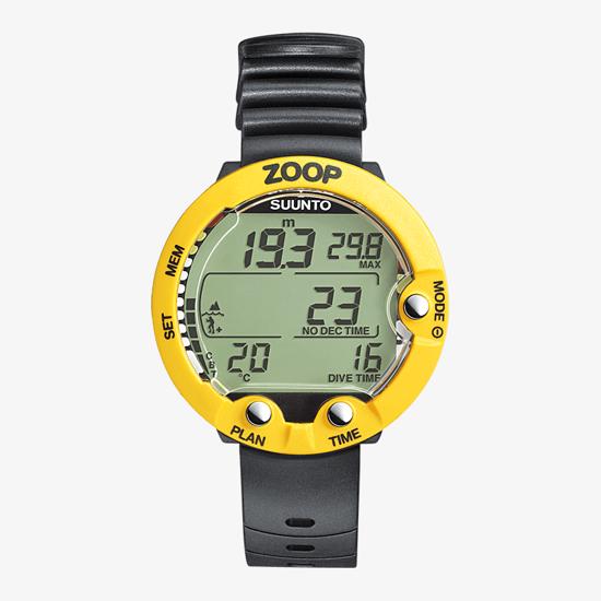 電池交換済み　SUUNTO ダイブコンピュータ　ZOOP イエロー