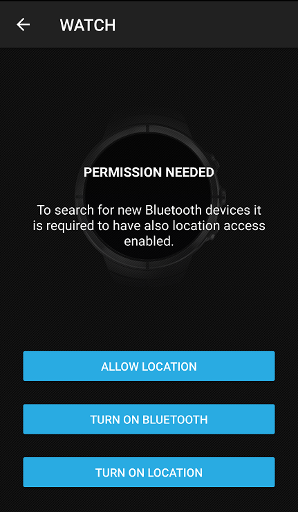 Suunto 앱에서 허용
