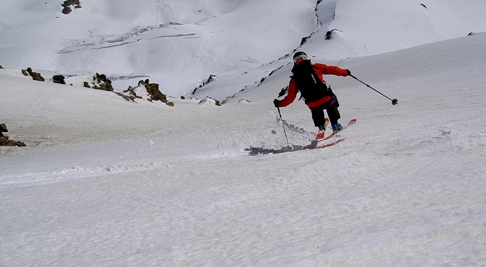 Greg enjoying the way down. ©Chris Rubens