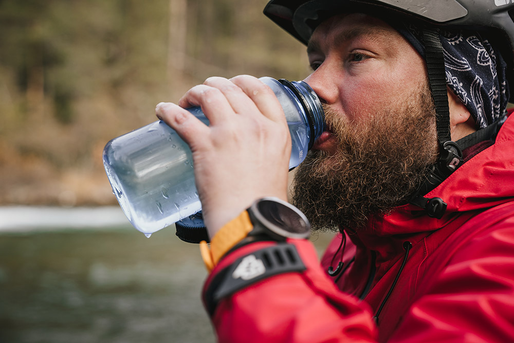 Erkki Punttila enjoying Lemmenjoki National Park. @Jaakko Posti / Kona Bikes