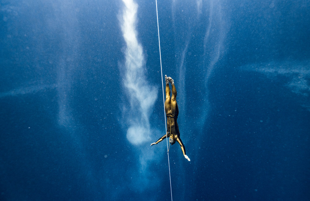 Alexey Molchanov at the Vertical Blue ©Daan Verhoeven/Vertical Blue