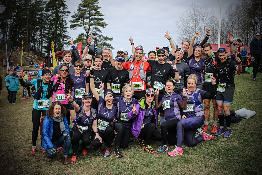 Suunto Summiteers enjoying Bodom Trail with some of their hosts