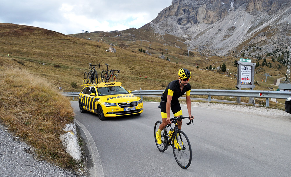 Omar didn't have a single flat tire during his Giro.