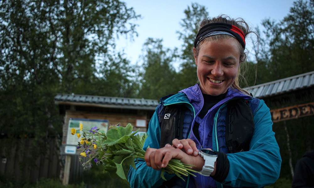 Emelie after running Kungsleden in Sweden. (Image by Philipp Reiter)