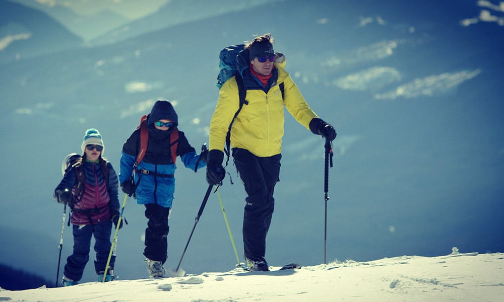 "Raising my kids I have been trying to pass on the passion for adventure, and the appreciation for the outdoors." – ski mountaineer Greg Hill