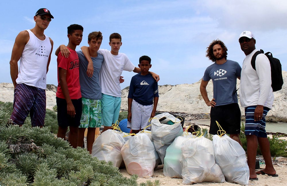 "There is a ground shift movement to less plastic." – William Trubridge