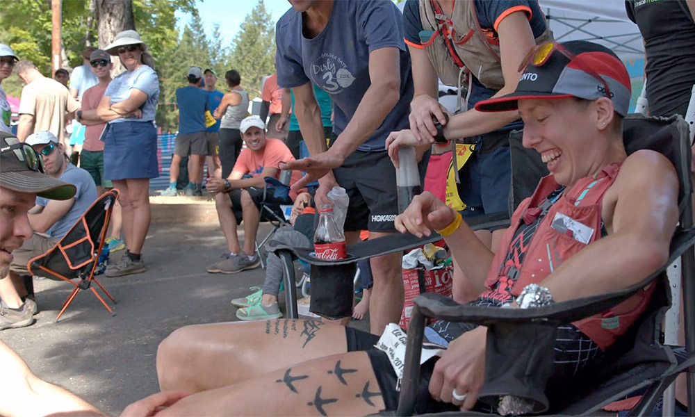 Liz Canty at the Western States Endurance Run 2019