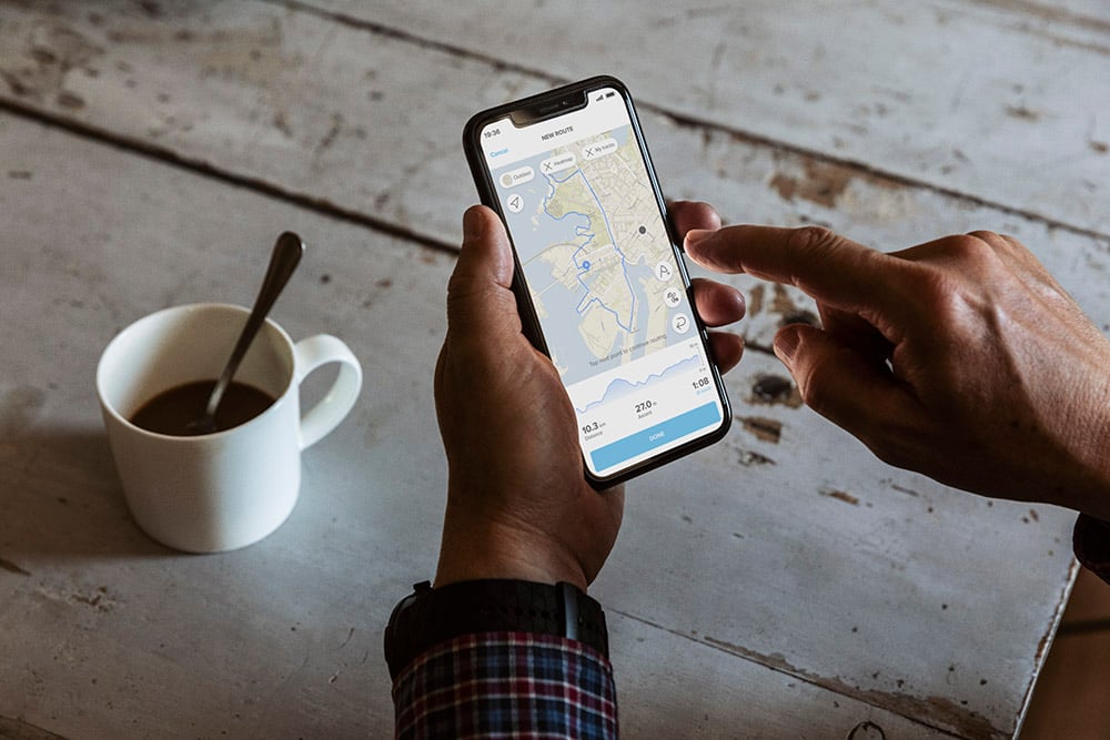 Plan a route from scratch with Suunto App