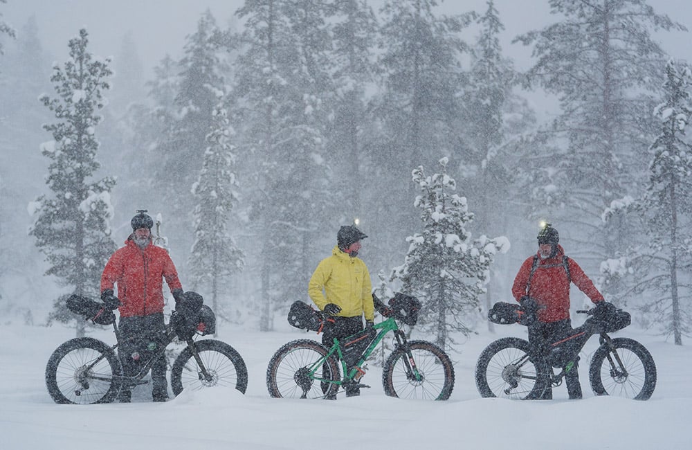 The crew: Timo Veijalainen, Antti-Pekka Laiho and Erkki Punttila.