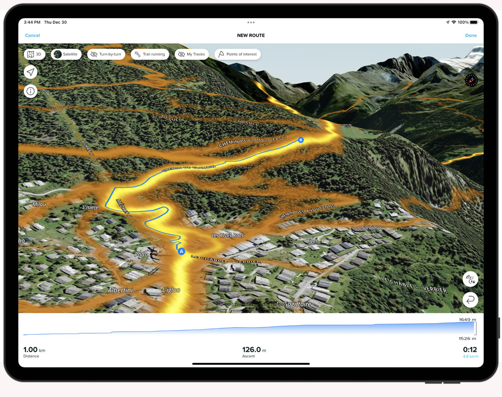 A big screen is great for route planning. Use different map layers, switch between 2D and 3D and get inspiration from our sport-specific heatmaps.