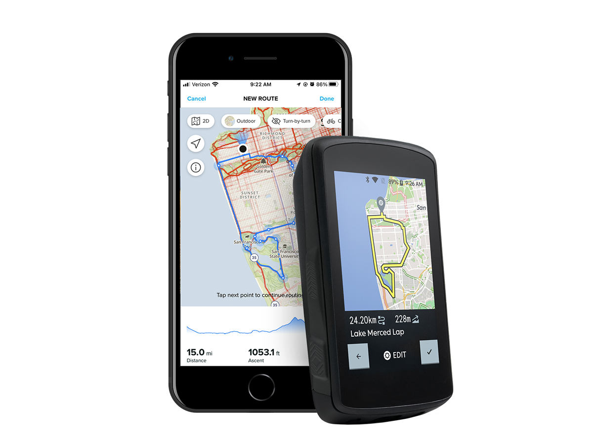 Suunto app has advanced route planning functionalities that you can use even on the go.