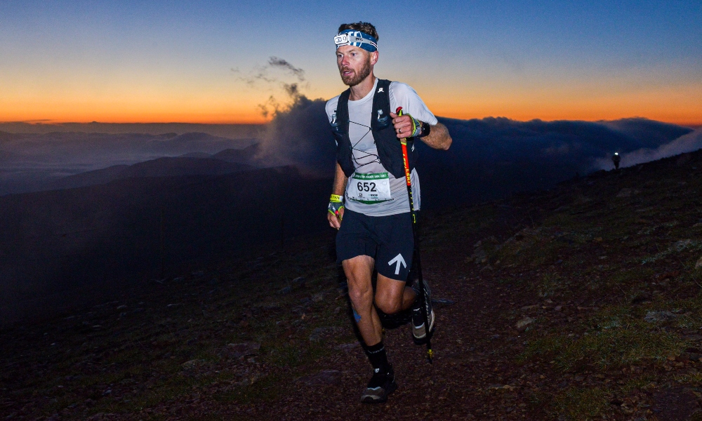 Christian Meier competing at Salomon Ultra Pirineu.