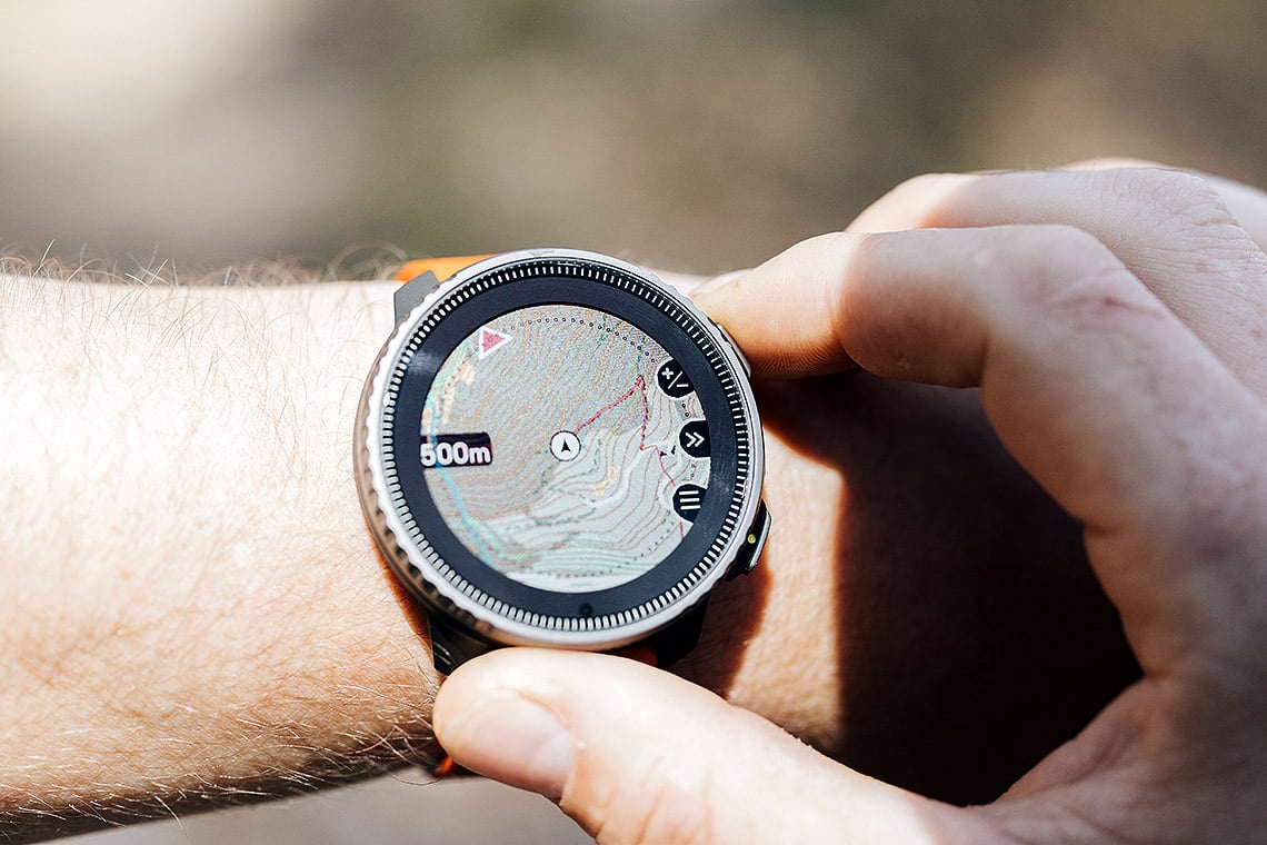 Suunto Vertical comes with detailed outdoor offline maps that are globally free of charge.