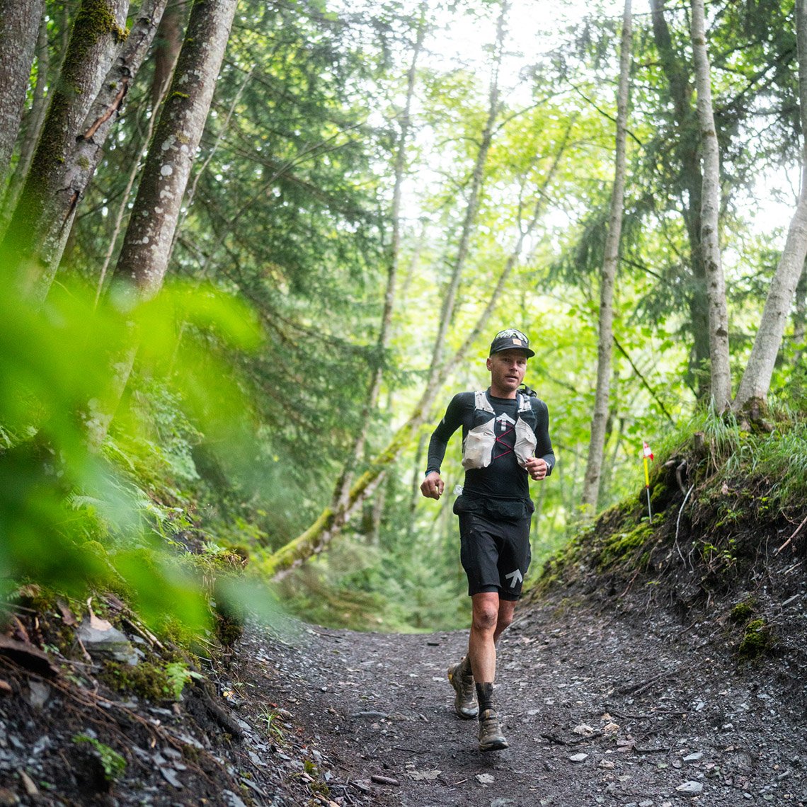 Christian Meier took the lead at around the 90 km mark and never looked back.