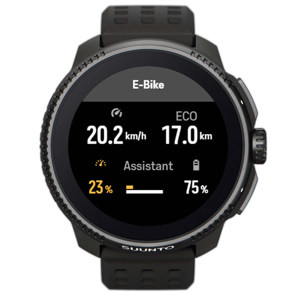 You can connect your Suunto with Shimano E- bike Systems bicycles.