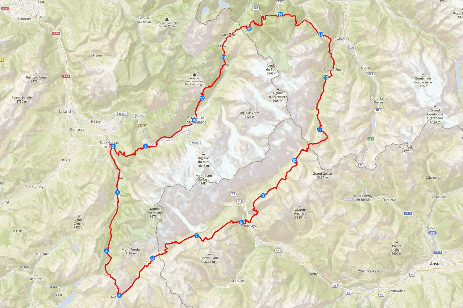 The legendary UTMB, a 174 km run around the Mont Blanc, starts in Chamonix on August 29 at 5:45pm.