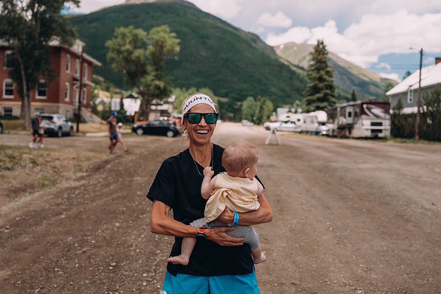 Stephanie is a Chamonix-local who is commentating the UTMB live during the race week. (Image by Freetrail/Ryan Thrower)