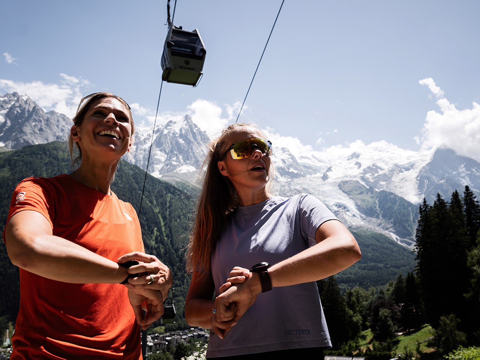 The segment's 90-metre ascent is a nod to Suunto’s 90th anniversary and a taste of one of Chamonix’s iconic vertical challenges. 