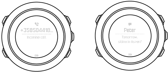 Suunto Traverse Funzionalita Notifiche