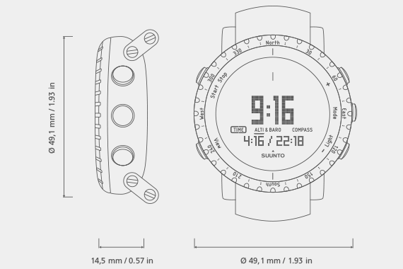 スントコア SUUNTO CORE DUSK GRAY