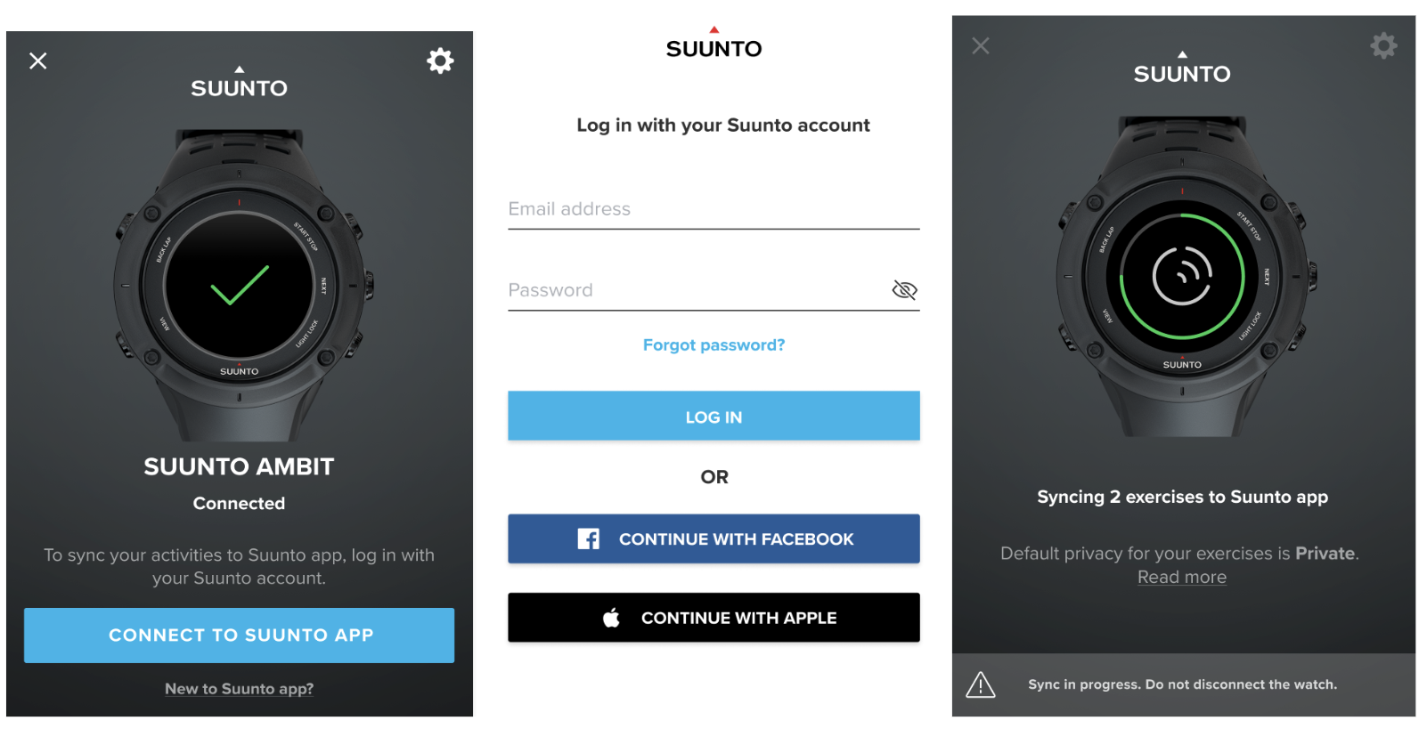 How Do I Sync Exercises From My Ambit 1 2 To The Suunto App