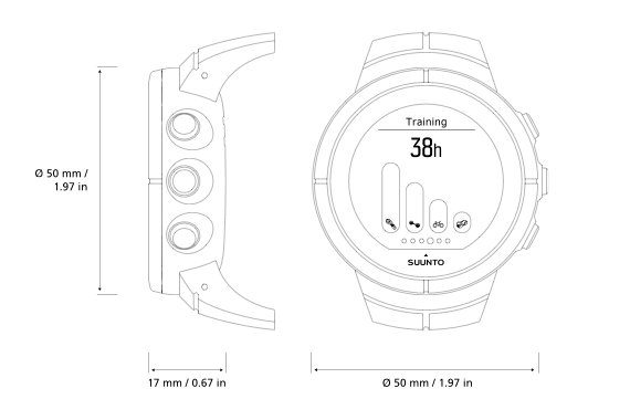 Suunto spartan outlet ultra dimensions