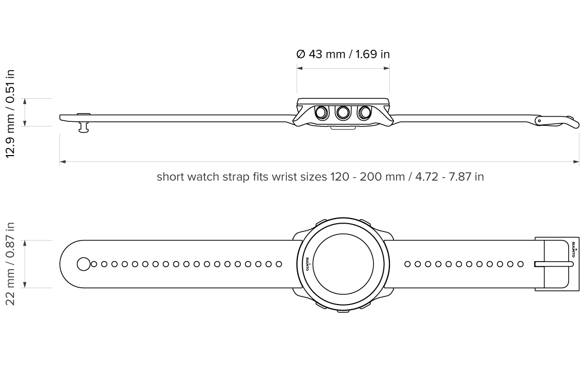 SUUNTO 5 Peak – Compact GPS Sports Watch with Long Battery Life and Route  Navigation