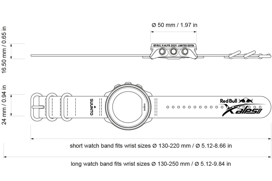 Revista INUA - SUUNTO 9 BARO Titanium Red Bull X-Alps Limited Edition