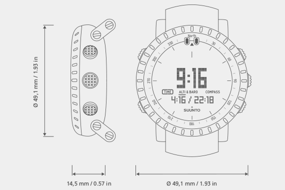 Suunto Core Coral Crush Triple Sensor Watch