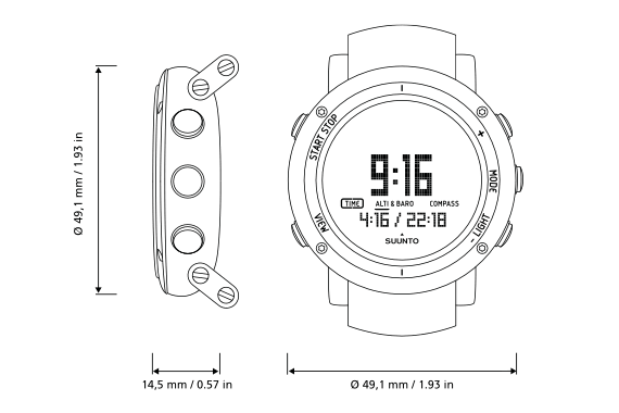 suunto core alu deep black price